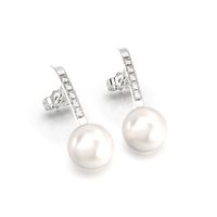 Orecchini Baroni Gioielli Donna in Oro Perla 1.30 Ct 3006B - 3006B